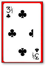 3 1/2 Clubs Cards(1 card= 1unit) Royal - Boardwalk Magic
