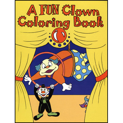 3 Way Coloring Book - Clown - Trick - Boardwalk Magic