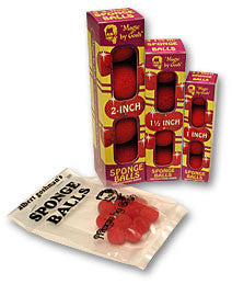 1" Regular Sponge Ball (Red) Bag of 50 from Magic by Gosh - Boardwalk Magic