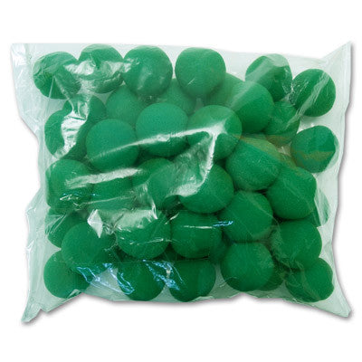 2" Super Soft Sponge Ball (Green) Bag of 50 from Magic by Gosh - Boardwalk Magic