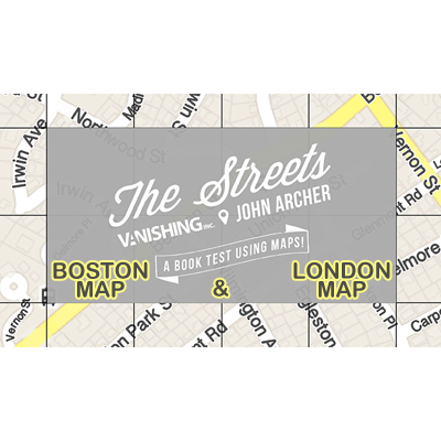 The Streets Set (Boston and London Map) by John Archer and Vanishing Inc. - Trick