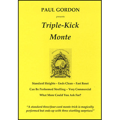 Triple Kick Monte by Paul Gordon - Trick