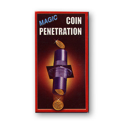 Coin Penetration Tube by Uday - Trick