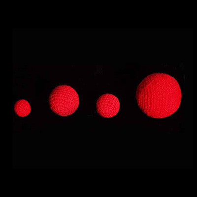 1.75" Crochet Balls (Red) by Uday - Trick - Boardwalk Magic