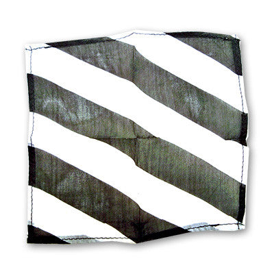 Zebra Silk 9" black & white by Uday - Trick